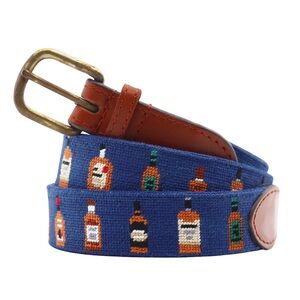 Smathers & Branson Bourbon Bottles Belt (Classic Navy)